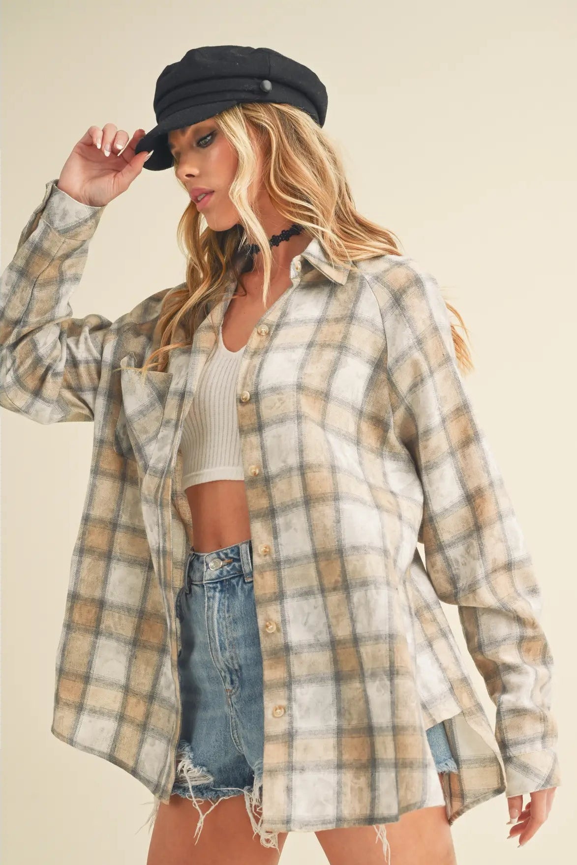 Well Weathered Washed Flannel Shirt | 2 Colors