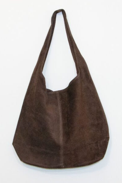 The Suede Hobo by Riddle Cloth