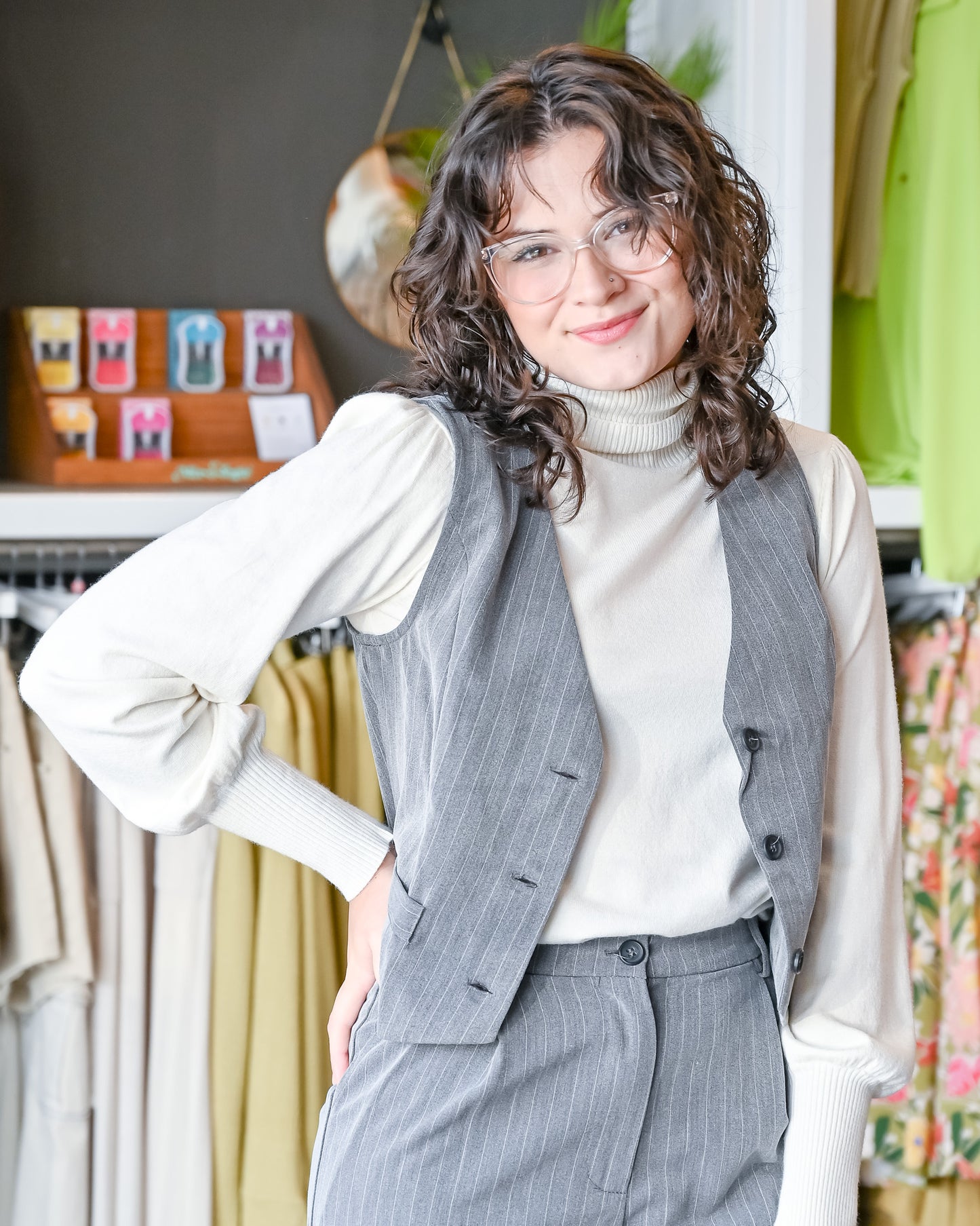 Veronica Button Down Vest