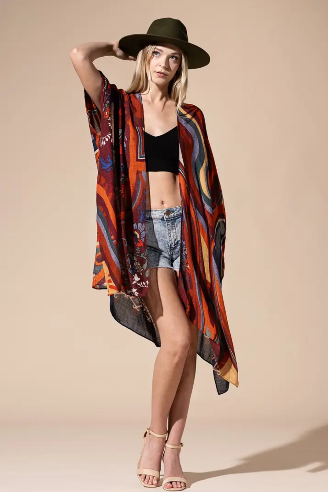 Pointillism Kimono