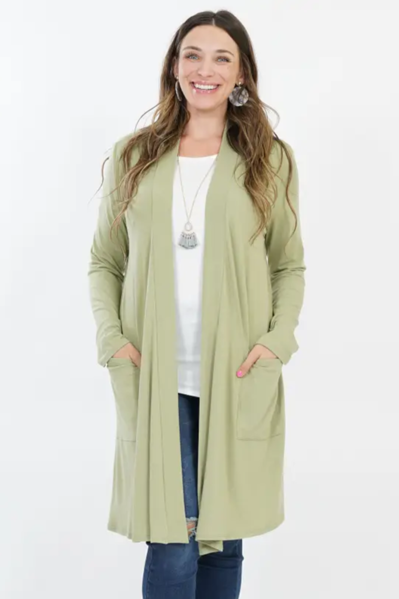 Walk in the Park Lightweight Cardigan 1X-3X