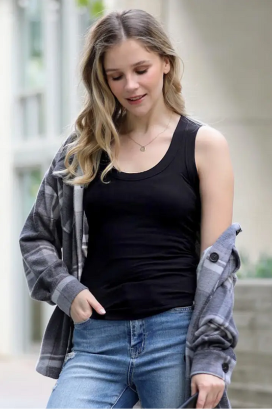 Core Basic Scoop Neck Tank