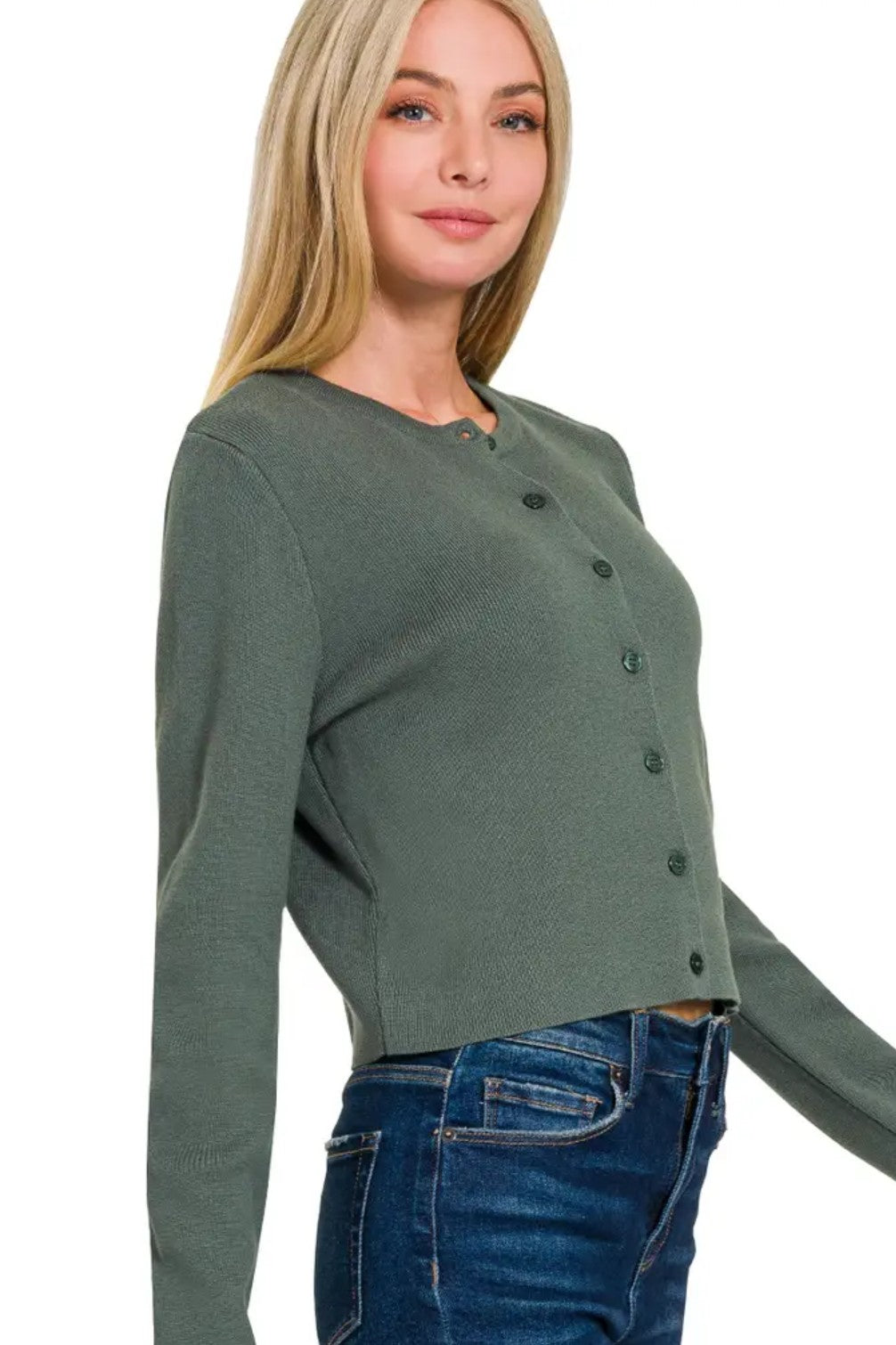 Simply Classic Cotton Blend Cardigan