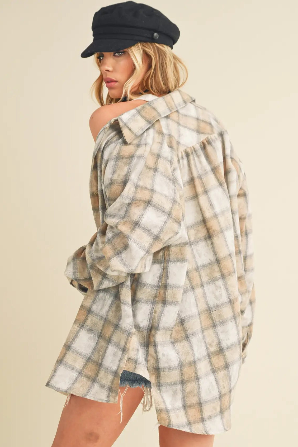 Well Weathered Washed Flannel Shirt | 2 Colors