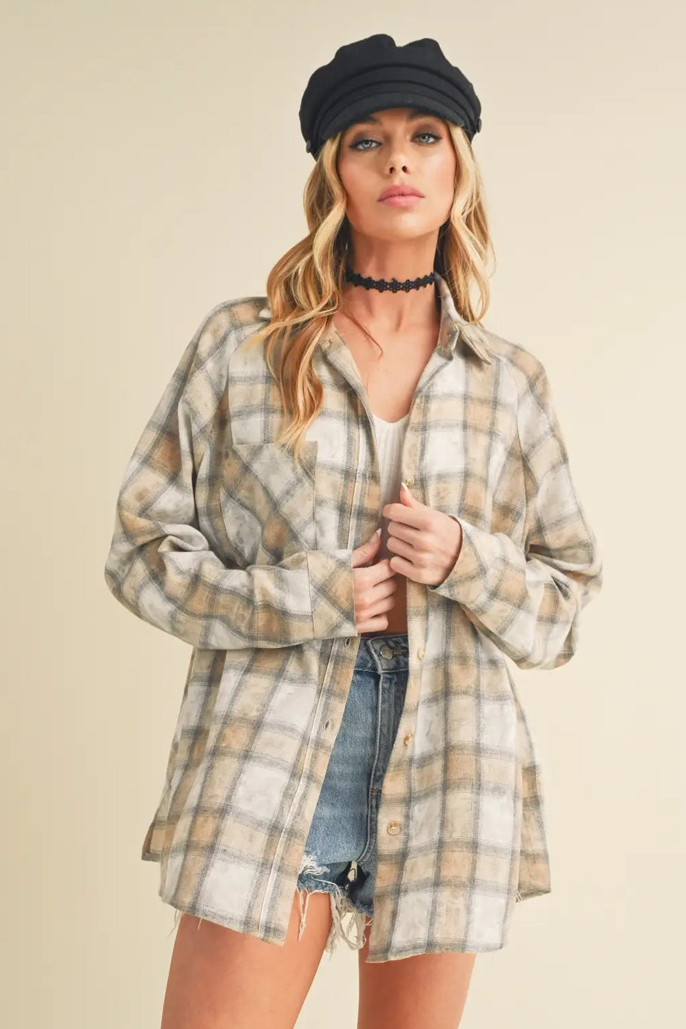 Well Weathered Washed Flannel Shirt | 2 Colors