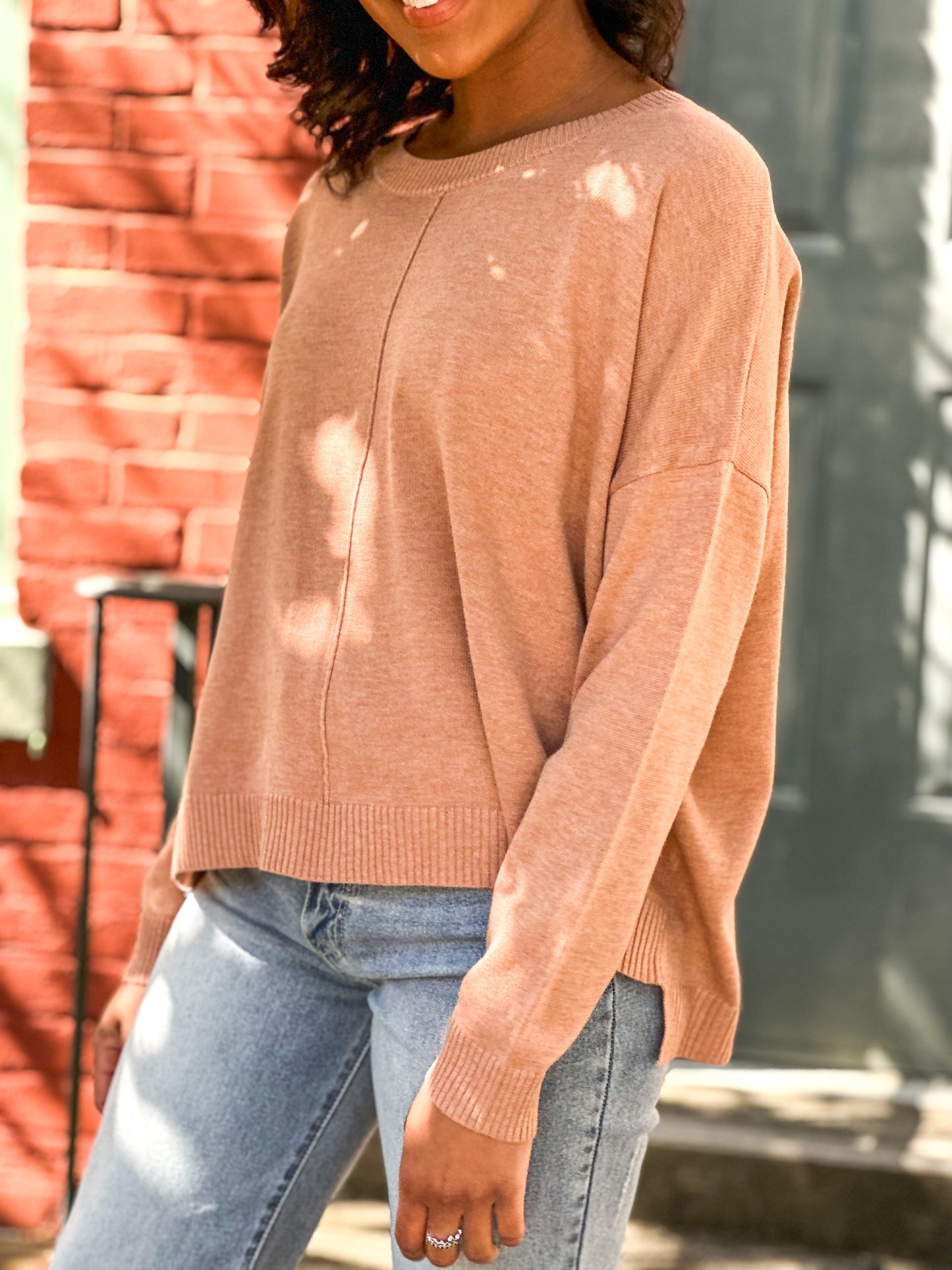Core Extended Shoulder Sweater