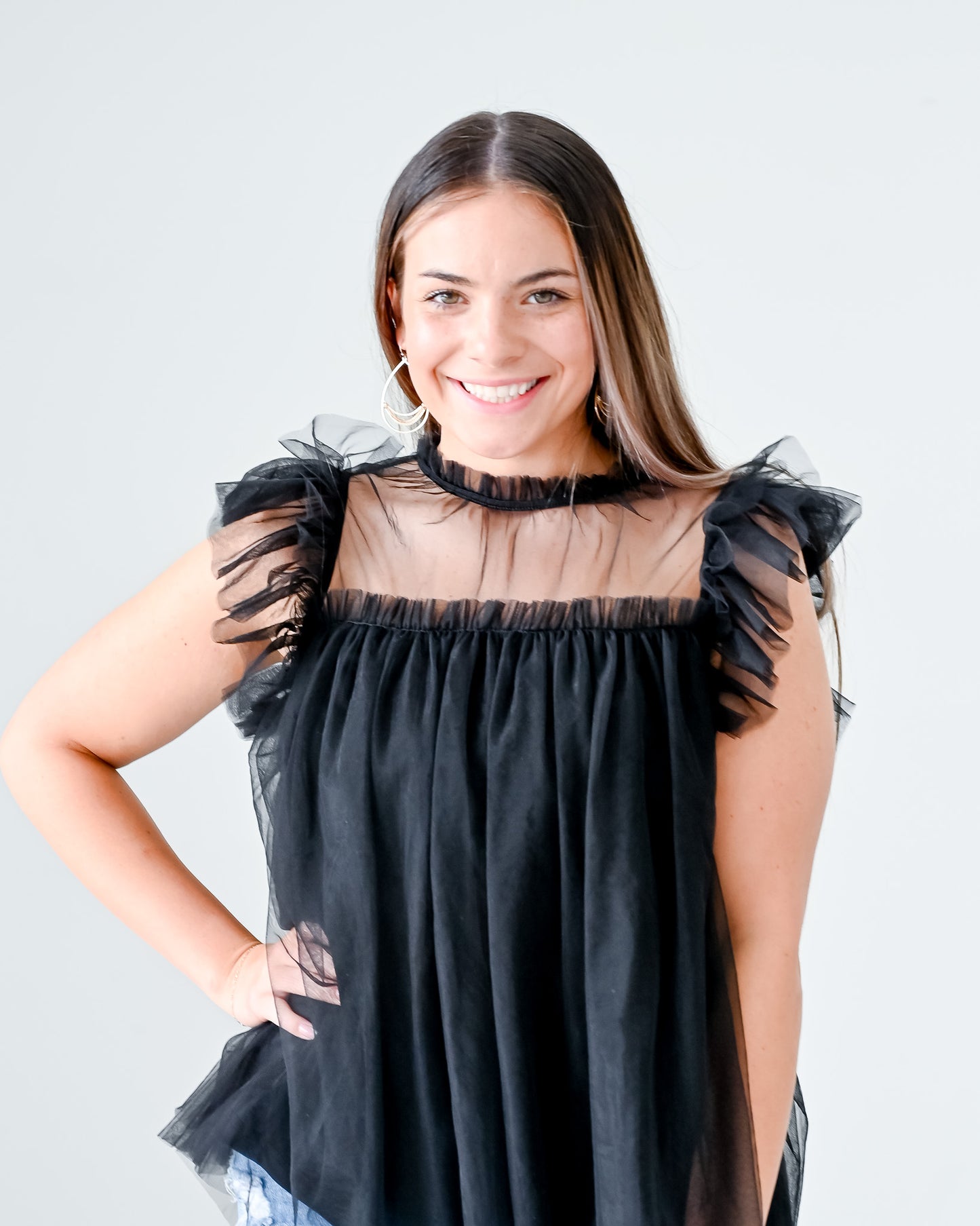 Try It Tulle Top