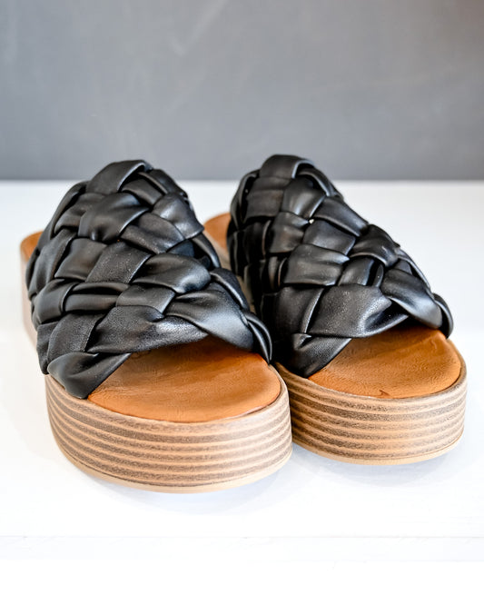 Lima Woven Platform Sandals