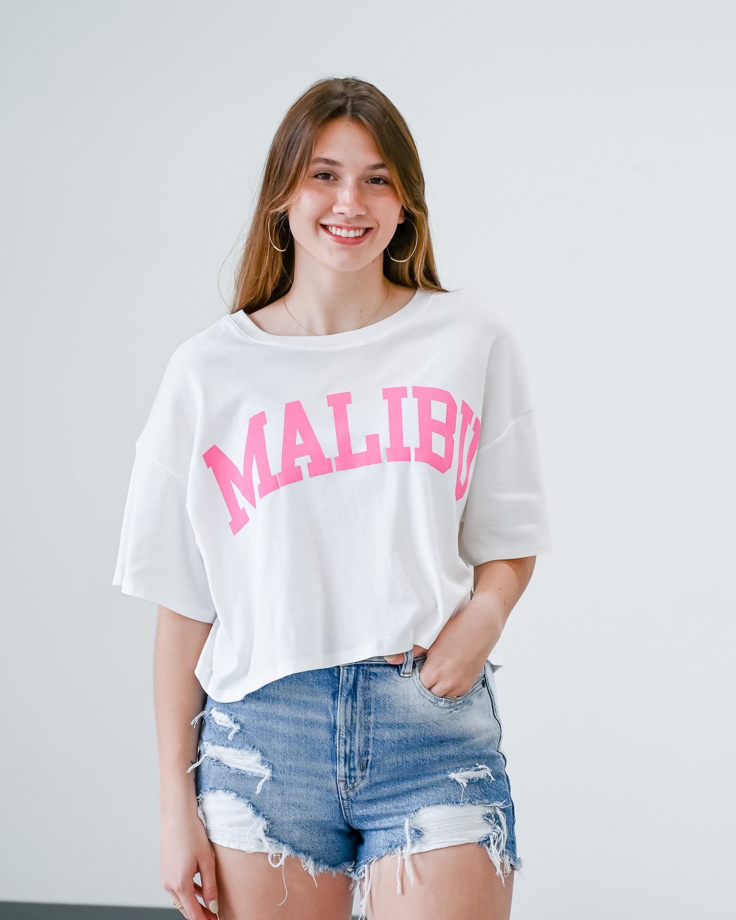 "Malibu" Short Sleeve Graphic Tee