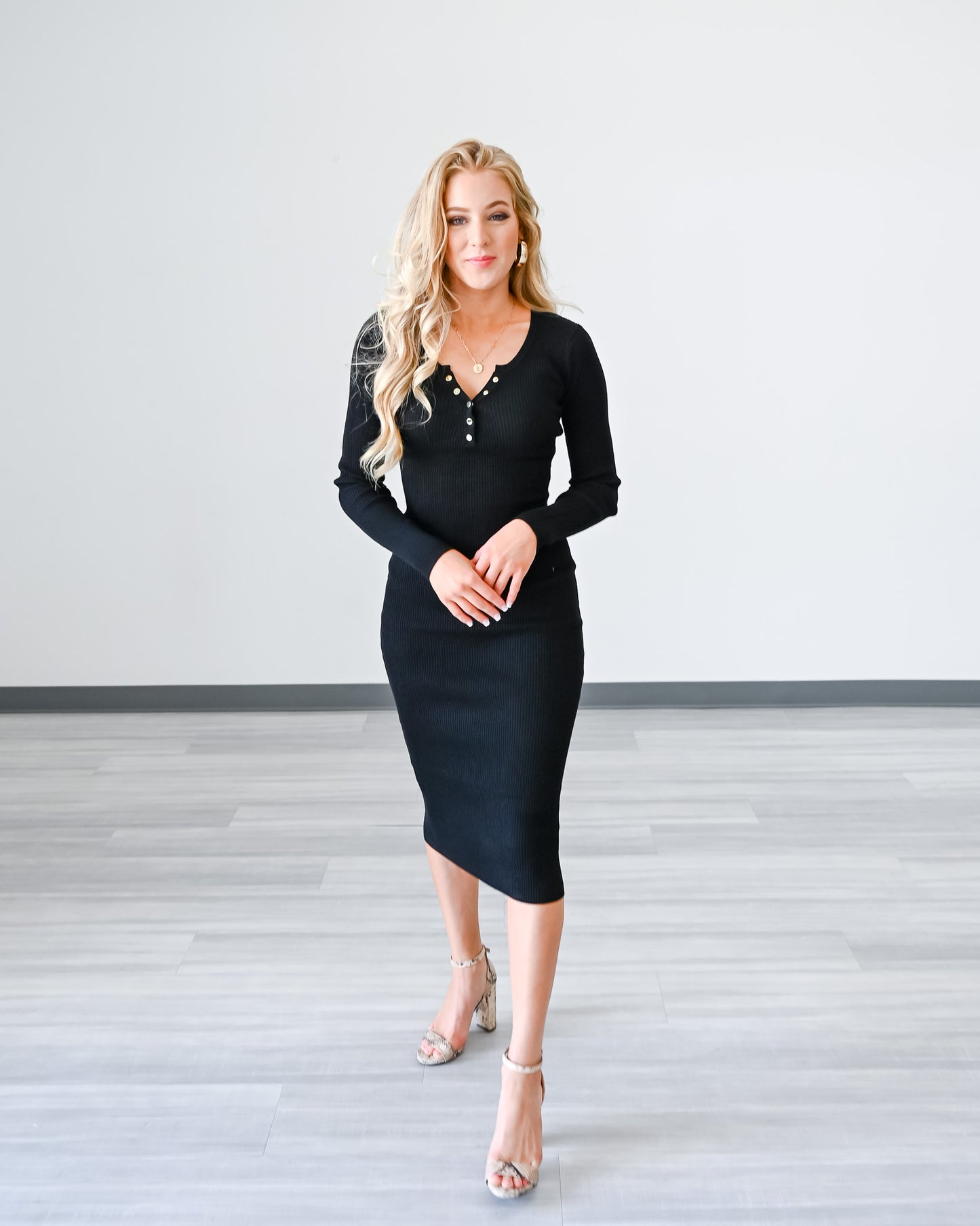Date Night Knitted Bodycon Dress