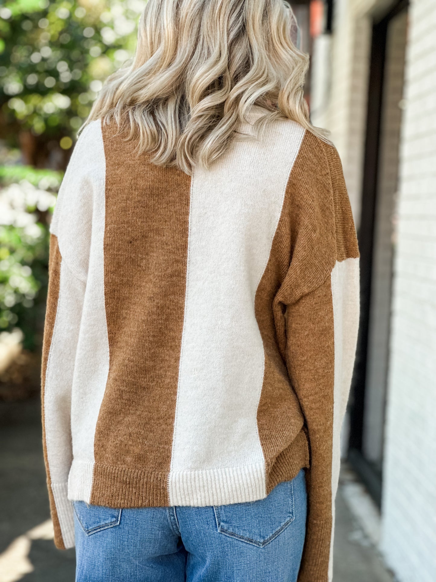 Kerrigan Striped Jacquard Sweater
