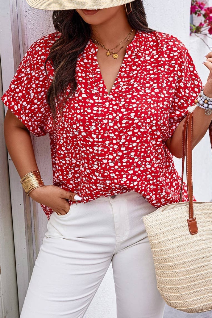 Keep It Timeless Floral Blouse XL-2X