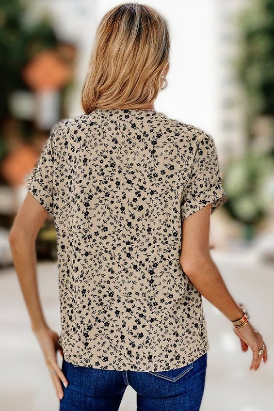 Keep it Neutral Floral Blouse S-2X