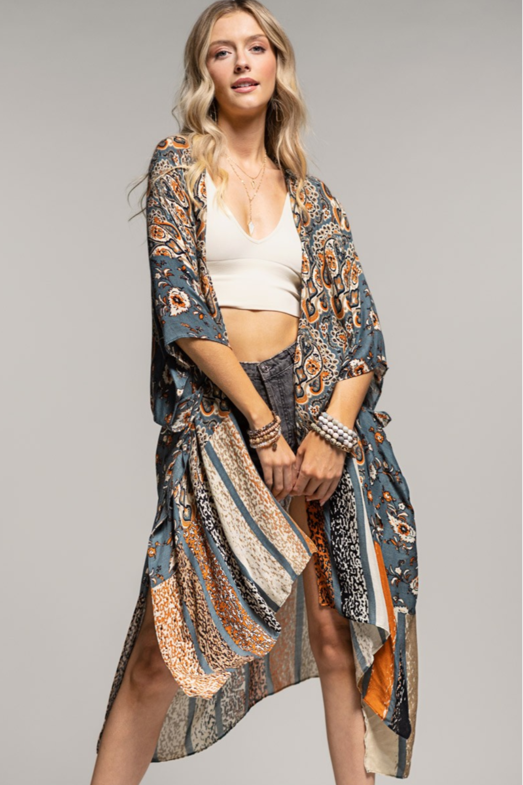 Vintage Paisley Kimono