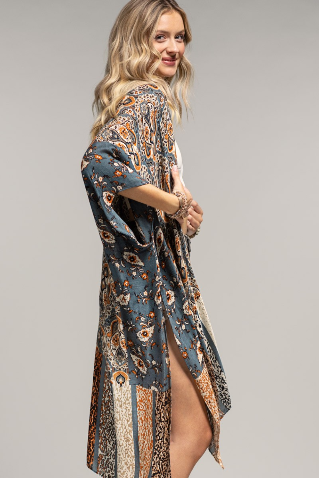 Vintage Paisley Kimono