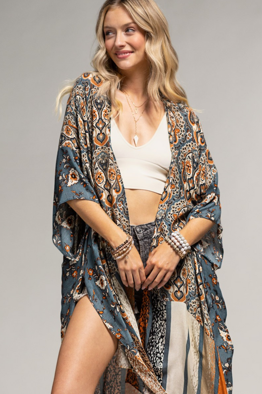 Vintage Paisley Kimono