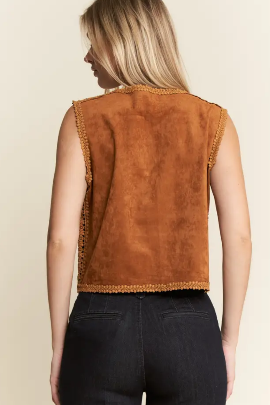 Free Spirit Faux Suede Vest