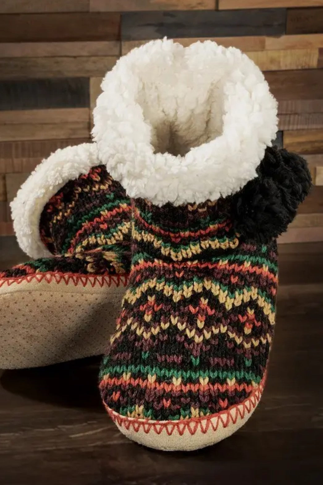 In for the Night Hand Knit Slippers