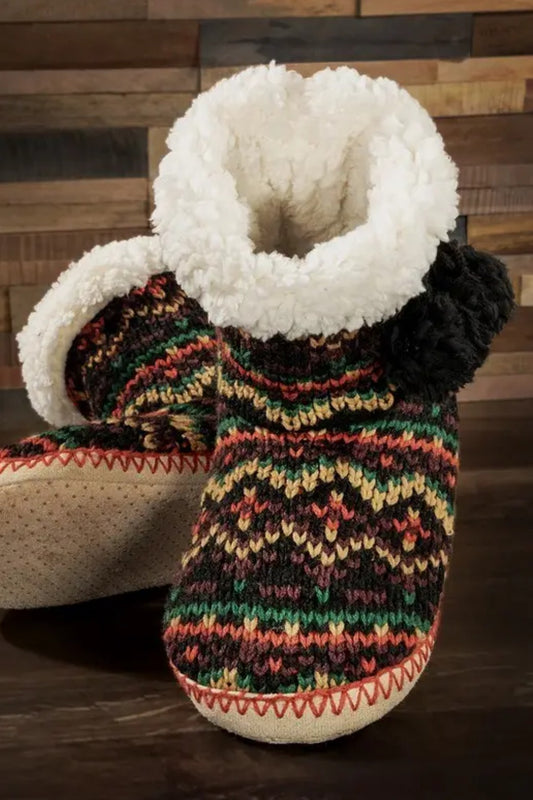 In for the Night Hand Knit Slippers