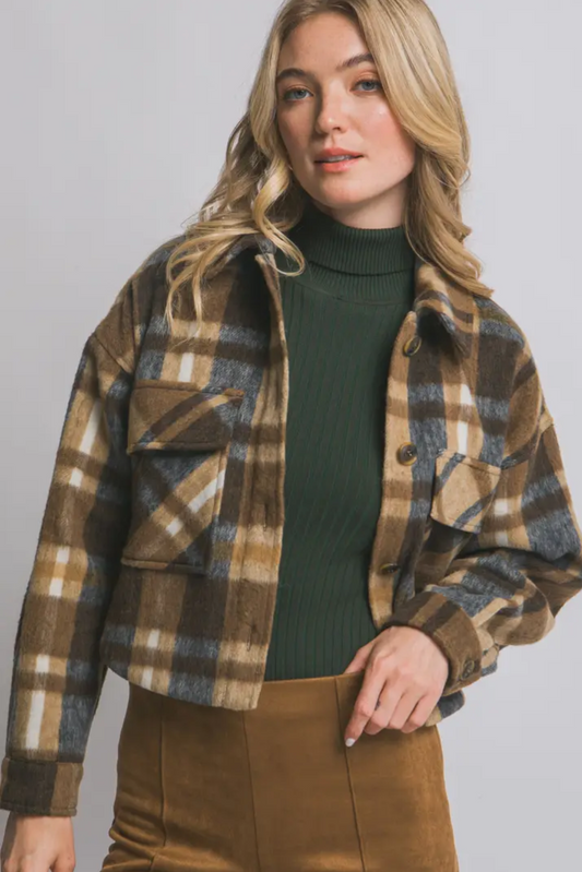 Perfect Plaid Short Jacket