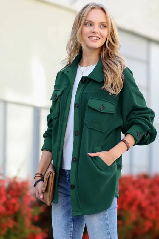 Warm Wishes Fleece Shacket