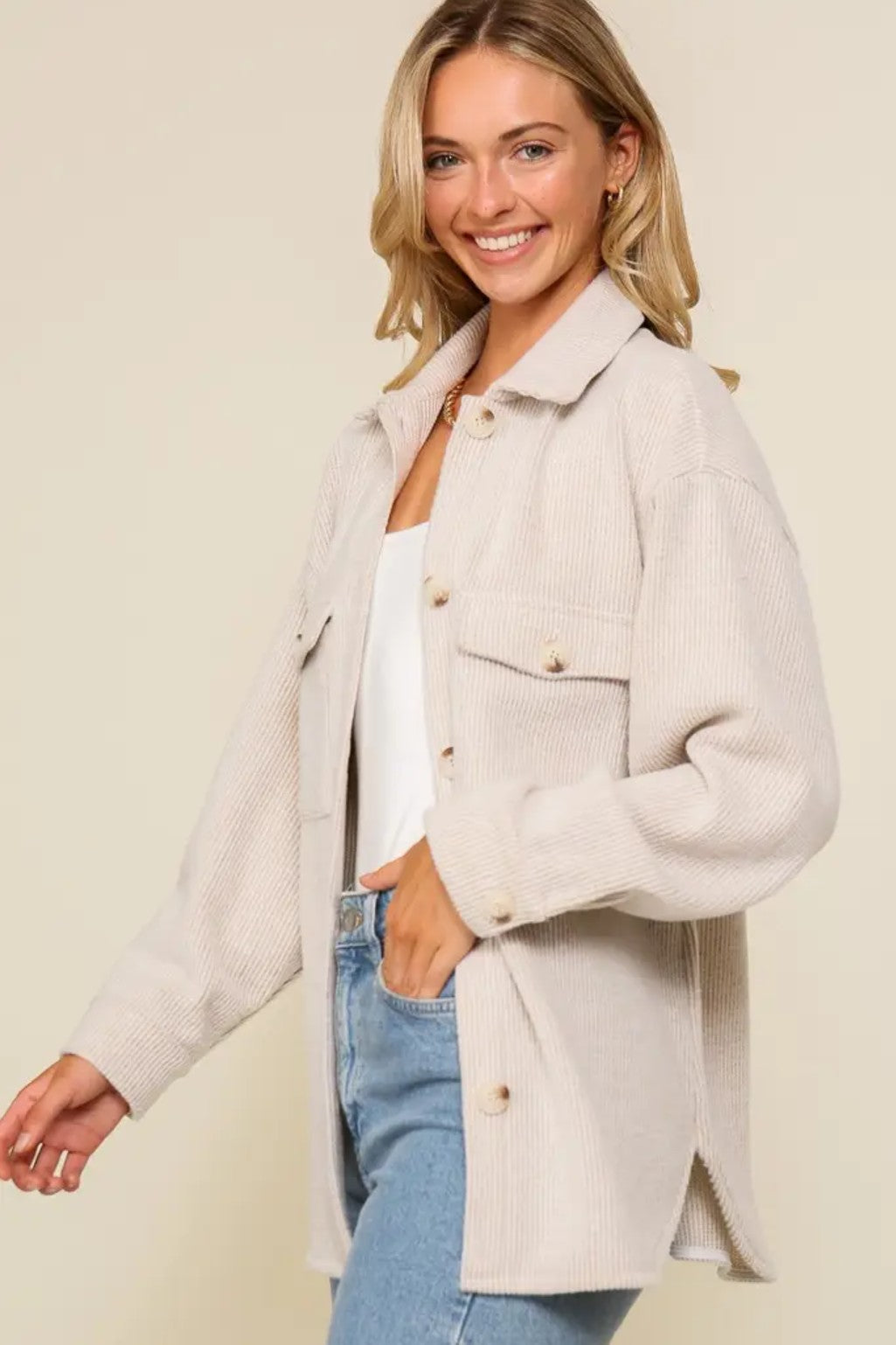 Cozy Comfort Waffle Knit Shacket