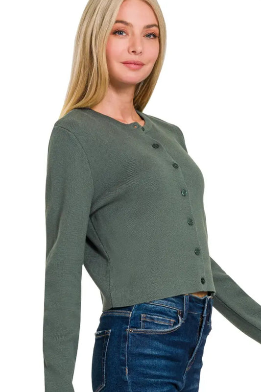 Simply Classic Cotton Blend Cardigan