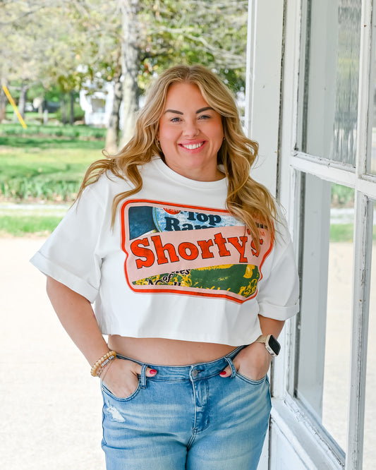 "Shorty's" Cropped Graphic Tee