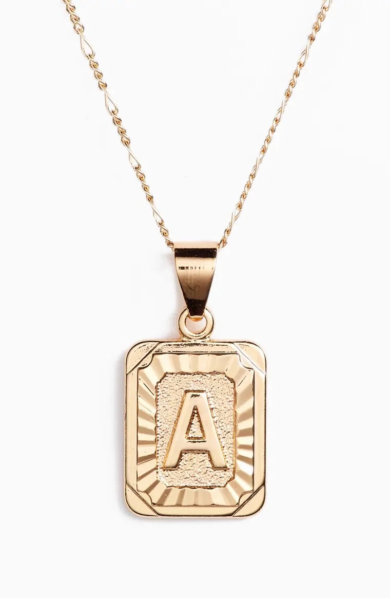 Bracha letter outlet necklace