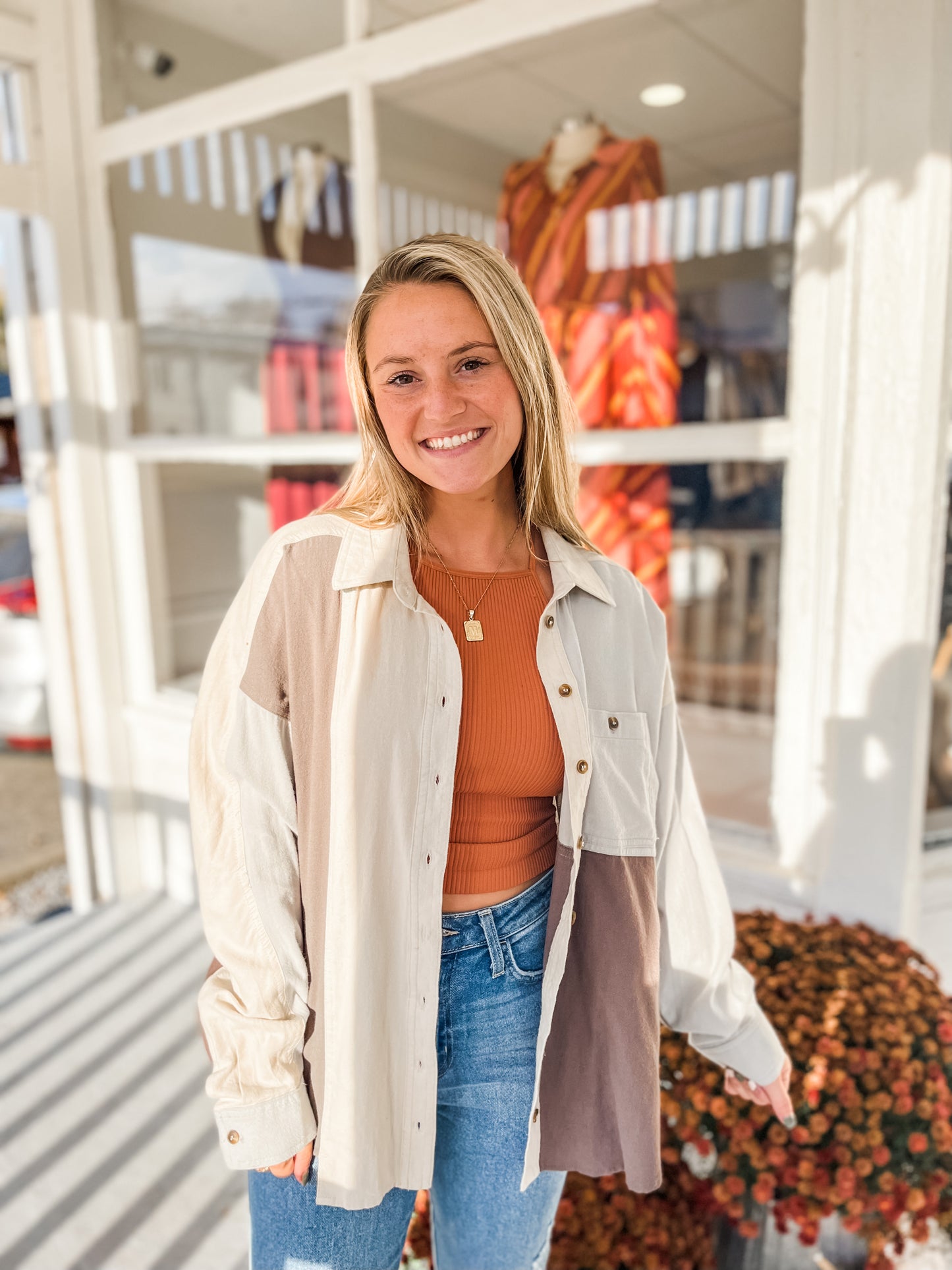 On The Block Color Block Top