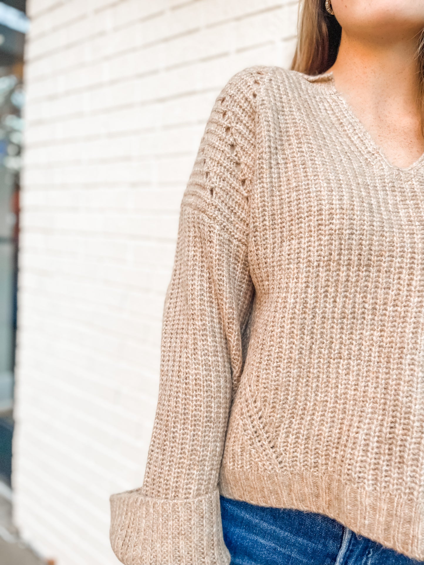 Calm Day Bell Sleeve Sweater